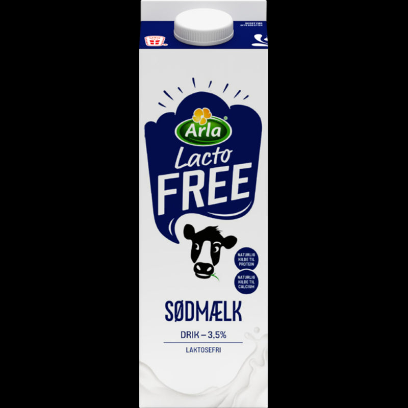 Laktosefri sødmælk 1/1 3,5%